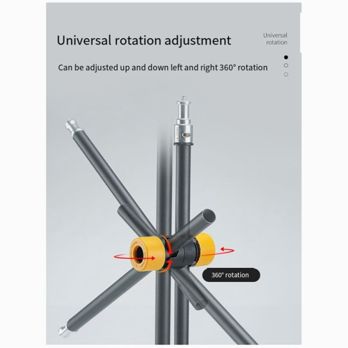 Funktionel armlampe stativadapter fotostudie sort 1