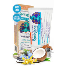 SprinJene Natural Kids Zahnpasta Vanille | Natrliche Kinderzahnpasta | Fluoridfreie Zahnpasta fr Kleinkinder | 4er-Pack