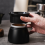 Kaffestamper til Moka-kande roterende pulverdosering til 300 ml sort 5