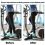 Elliptische Bein-Trainingsgerät Pedal Gürtel Einstellbare Ellipse 2