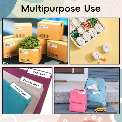 P12 Label Maker Mini Bluetooth Label Printer Draagbare Thermische Sticker 1