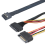 PCIE Oculink SFF-8611 4I 90 grader til U.2 SAS SFF adapterkabel 0,5 m 3