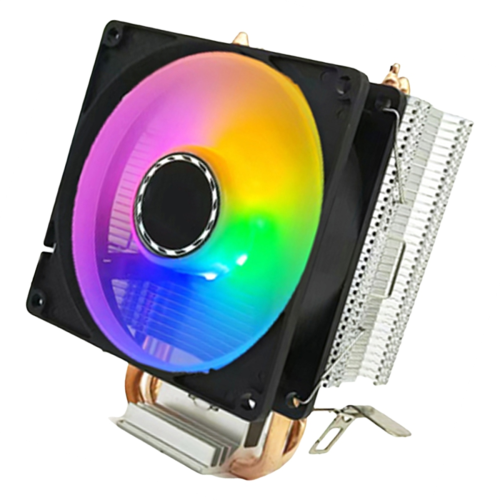 CPU-køler 2 heatpipes PC-kølerkøling 3PIN til 1700 1150 2