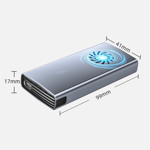 20 Gbit/s M.2 SSD-kabinet med blæser 2