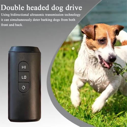 Dispositivo antiladridos para perros con doble sensor y linterna LED 2
