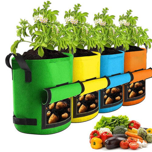 6 Sacchetti Per Coltivazione Di Piante Di Pomodori, Fragole, Da - Foto 2