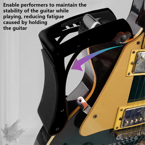 Einstellbare Gitarrenbeinstütze Verschleißfest Ergonomischer Halter Gitarre B 1