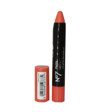 No7 Matte Lip Crayon 2.5g Blazing Coral Red/Pink Long-Lasting Finish
