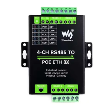 Industrielt isoleret 4-kanals RS485 til POE ETH Ethernet-konverter
