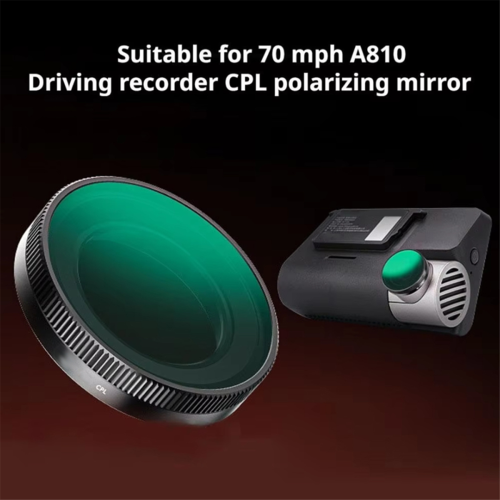Filter til A810 Dashcam CPL Polariserende Filter Blænding 2