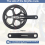 Σετ στροφάλων ποδηλάτου 170mm Universal Square Crankset Set 52T 3