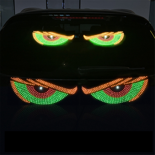 LED Δυναμικό Φως Devil Eye για Αυτοκίνητο, Φώτα Eye Παρμπρίζ Αυτοκινήτου, A 1