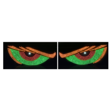 LED Δυναμικό Φως Devil Eye για Αυτοκίνητο, Φώτα Eye Παρμπρίζ Αυτοκινήτου, A