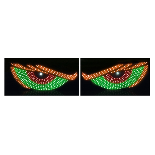 LED Δυναμικό Φως Devil Eye για Αυτοκίνητο, Φώτα Eye Παρμπρίζ Αυτοκινήτου, A
