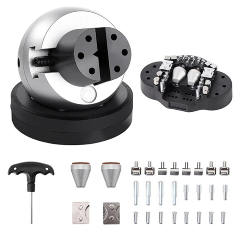 Mini torno de esfera de gravação, conjunto completo de equipamentos para joias de 5 polegadas