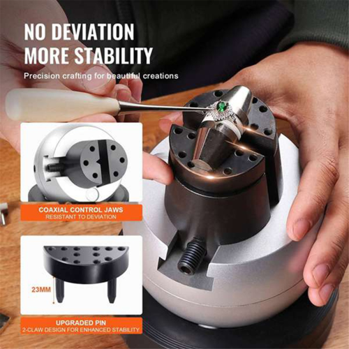Mini torno de esfera de gravação, conjunto completo de equipamentos para joias de 5 polegadas 2