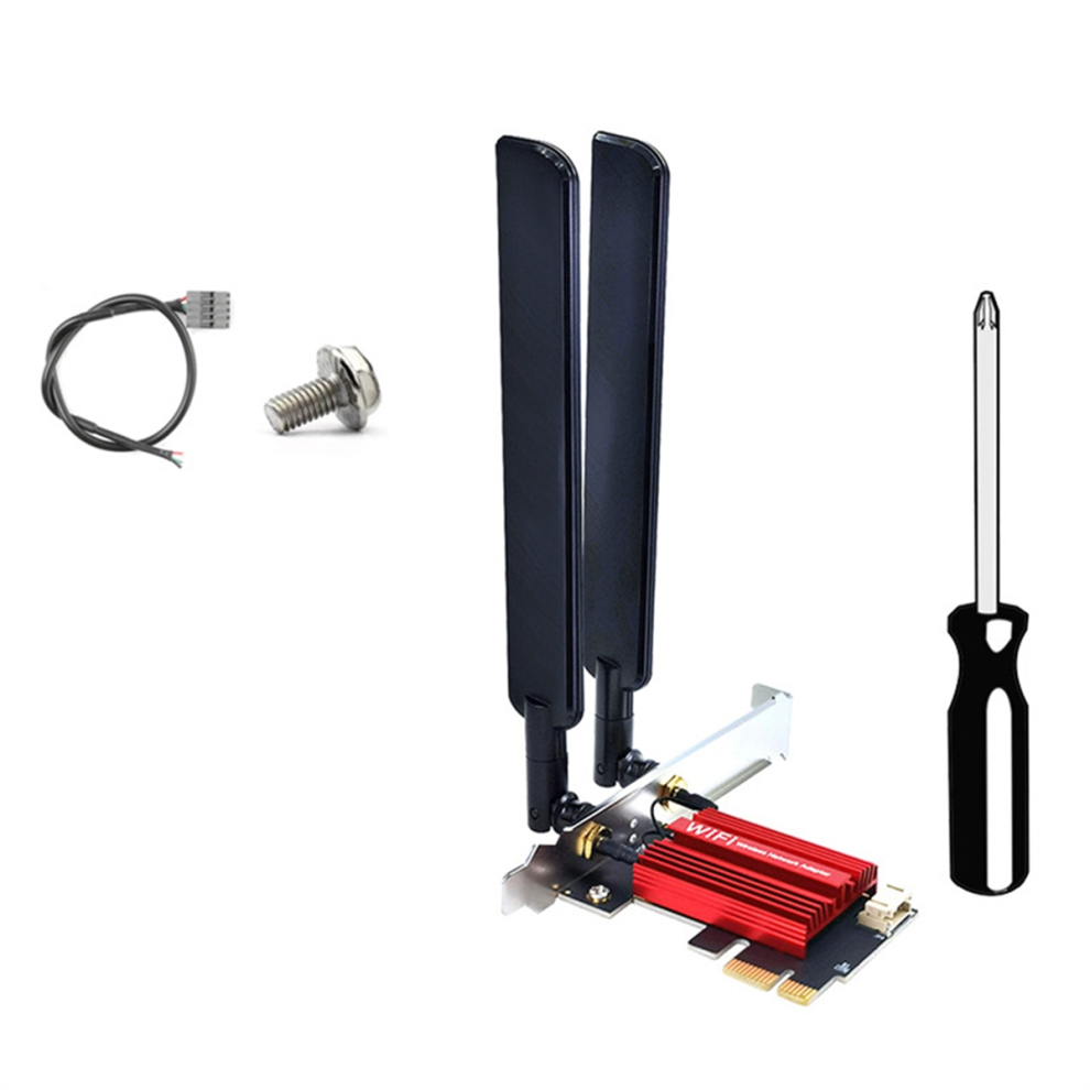 BE200 Wifi 7 PCI-E Adapterkort Tri-Band 2.4G/5G/6Ghz 8874Mbps, A-image