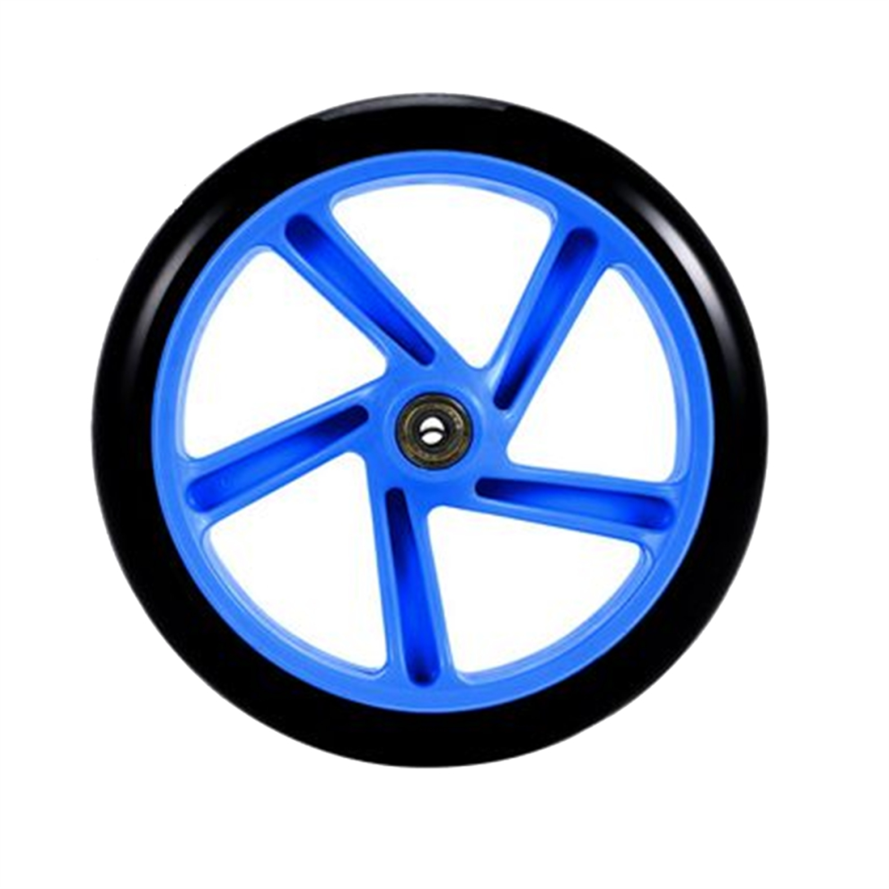 Roues de trottinette adulte 200 mm avec roulements ABEC 7, épaisseur 30 mm