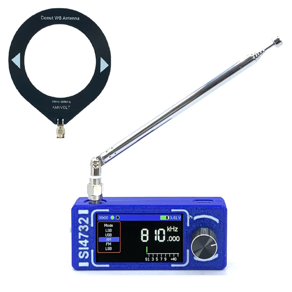 Nuovo Ricevitore Radio A Banda Intera Mini SI4732 Da 0,5-108 Mhz Aggiornato