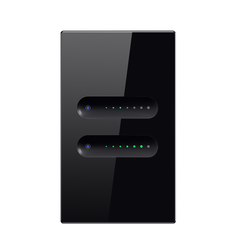 Interruttore Dimmer Per Luci Da Parete Tuya Zigbee Smart Touch Dimmer Switch Us 2P
