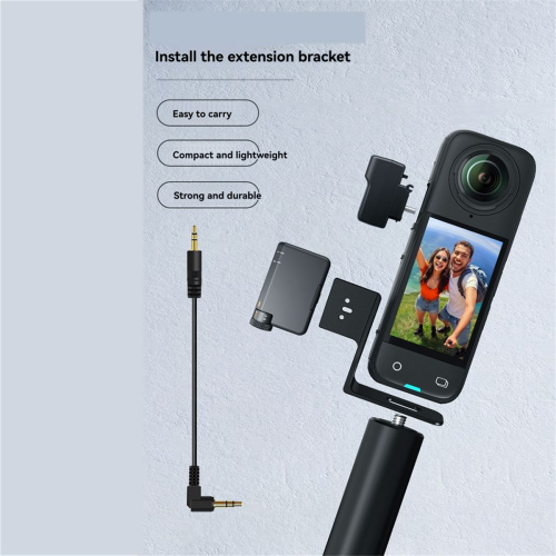 Sapata fria para microfone para X4/para adaptador de mini microfone 2