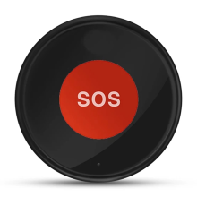 Tuya WiFi SOS Panikknap Smart Life APP Genopladeligt Batteri