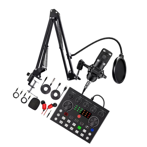 Microfono a condensatore audio professionale per podcast BM800 V8s 1