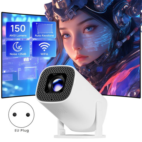 P30 PRO Smart Mini Projektor Android 14 WiFi6 BT 5.0 EU Stik 1