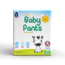 Life Baby Diaper Pants Size 4 Large (9-14kg) 44's Easy-to-Wear, Soft & Absorbent Pull-Up Nappies for All-Day Comfort & Leakage Protection