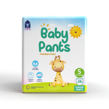 Life Baby Diaper Pants Size 5 Extra Large (11-16kg) 38's Easy-to-Wear, Soft & Absorbent Pull-Up Nappies for Day & Night Protection