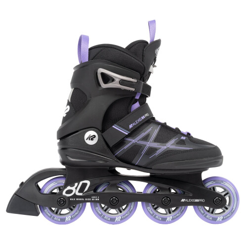 K2 Skate Alexis 80 Pro 7.5 Black_Lavendar 2