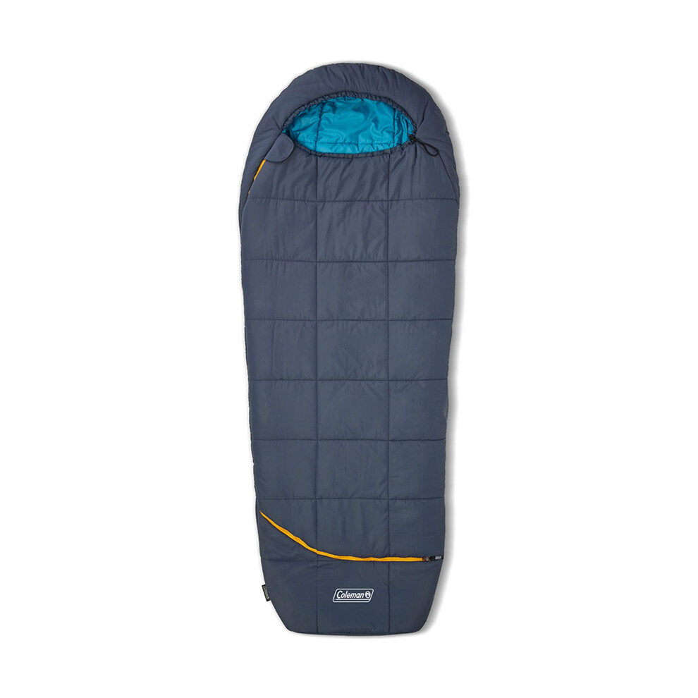 Coleman Big Bay Mummy Sleeping Bag Cool-Weather 0F/20F/40F Big & Tall Size with Foot Ventilation for Adults Ideal for Camping Hiking Backpack