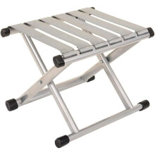 Folding Stool,Thicken WearResistant Small Stool,Washable Stool,Garden Chair,Travel Stool,Park Bench,Square Stool 322732CM Silver