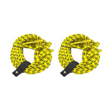 2 pieces 60FT boat tow ropes highperformance water ski rope 13 persons for tow tubes, tow rope for kneeboard