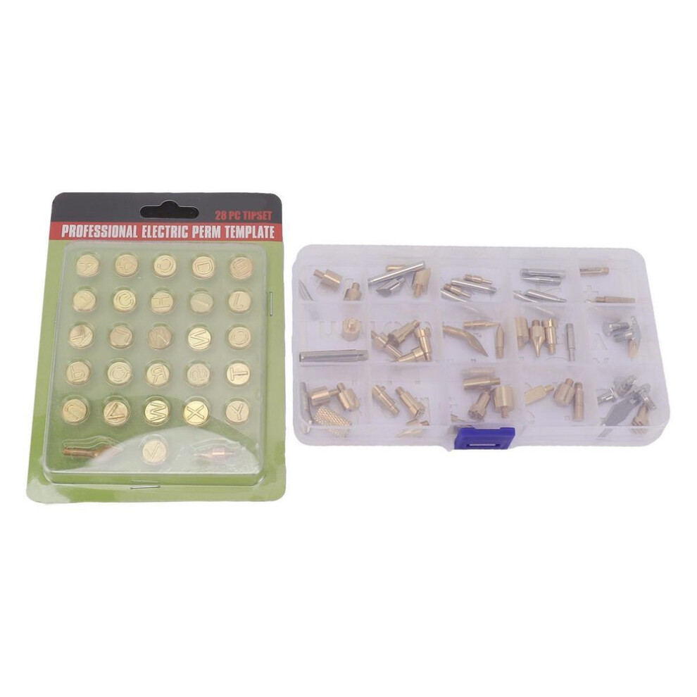 84pcs Wood Burning Tips Wood Burning Tool Kits Carving Iron Tip Wood Burning Tips Letters For