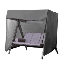 Hammock Cover UV Resistant Fits 2 Seater Swing (160x120x170cm) Black Ref: 7661