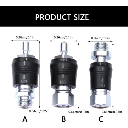 9/16 threaded connection with switches media pressure scuba diving regulator adapter quickconnect interfaces pressure valves connection Ref: 2503 1
