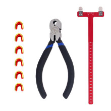 Archery, square Tsquare, aluminum alloy, hunting measuring tool, bows, arrows, bowstring, positioning scale red