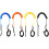 Wrapped paddleboard leash, thick leg strap, replacement surfboard leash, spiral spring leg, foot rope, blue surf leash Ref: 5308 3