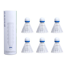 Outdoor sports training substitute with high stability, Badminton nylon shuttlecocks White