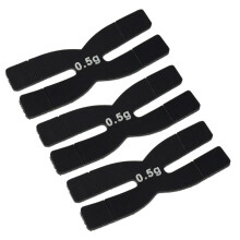 3 x 0.5 g silicone tennis racket tapes, badminton racket weight, racket head balance strips, easy tallation and removal Ref: 1020
