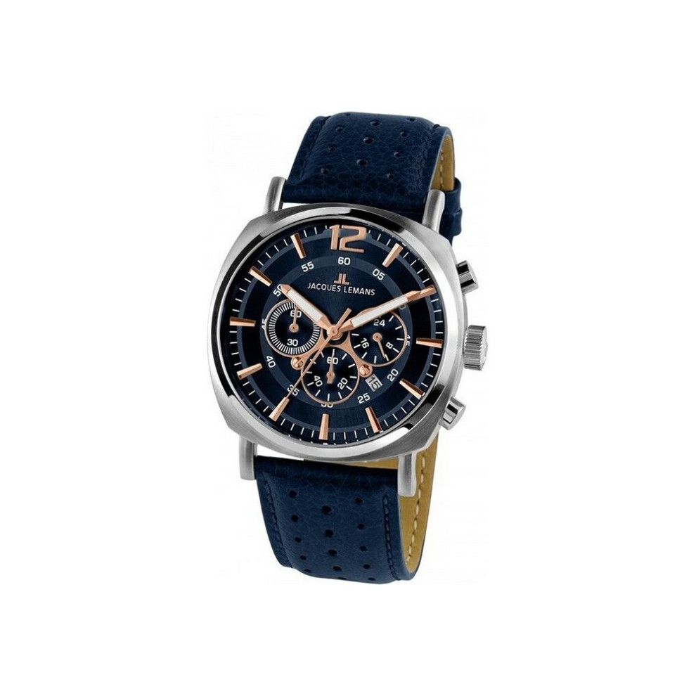 Jacques Lemans Herrenuhr Sport Lugano Chronograph 1-1645I