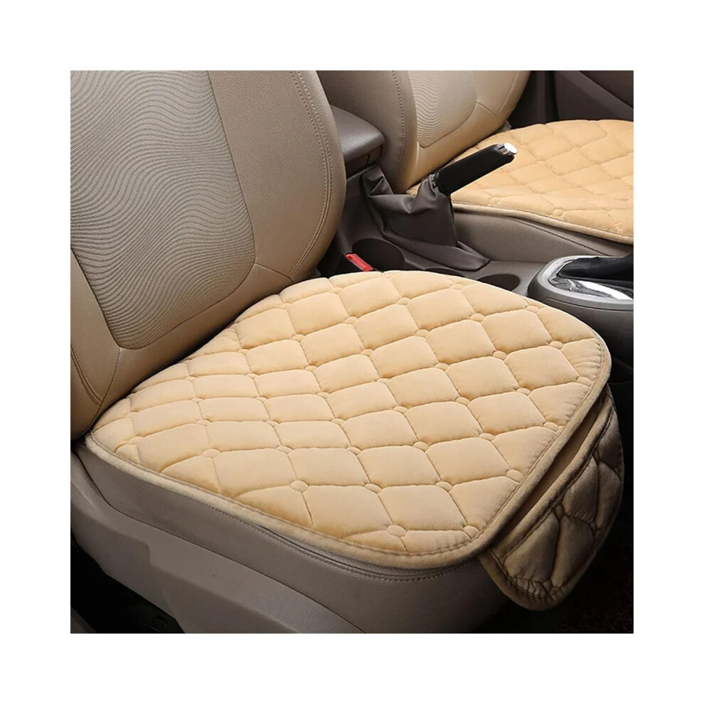 Cushion, Car Cushion, Warm Winter Car Seat Cover, Nonslip Front Seat, Breathable Padding, Car Seat For Cars (04Beige) Ref: 6916 6276012088686
