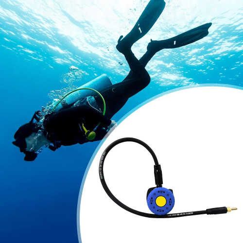 Diving equipment, second stage regulator, mouthpiece for diving activities, accessories, light, universal fit blue Ref: 5721 2