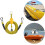Boat tow rope for dinghy and towing discs Yellow Ref: 4789 3
