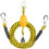 Boat tow rope for dinghy and towing discs Yellow Ref: 4789 5