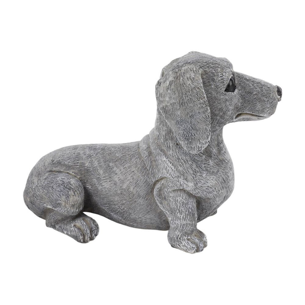 Dachshund Figurine Resin Dachshund Sculpture Outdoor Statue Ornament Dog Lover Gift For Garden