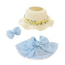 Tj til dukker Tilbehr (ingen dukke) Kawaii Hat Nederdel Outfit St 3 stykker til 15cm 17cm Dukkedragt Stilfuldt sljfedukke Hat Tjst Udskiftn