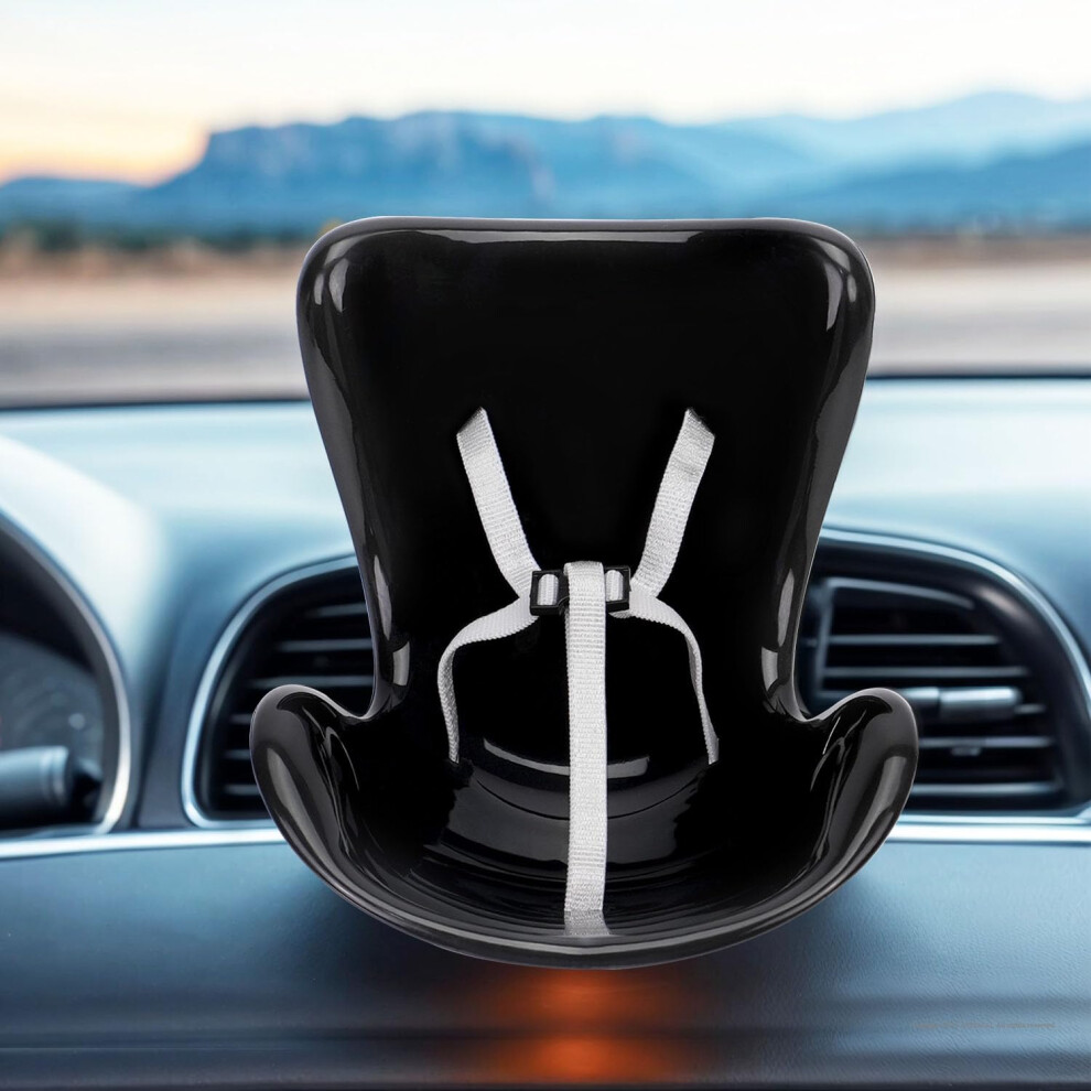 Ayykallj Doll Car Sige D'auto Compatible Avec Labubu Vent Clip Pour 10-17Cm Blind Box Toys Seat Secild Doll Avec Sangle De Scurit Rglable Et-image