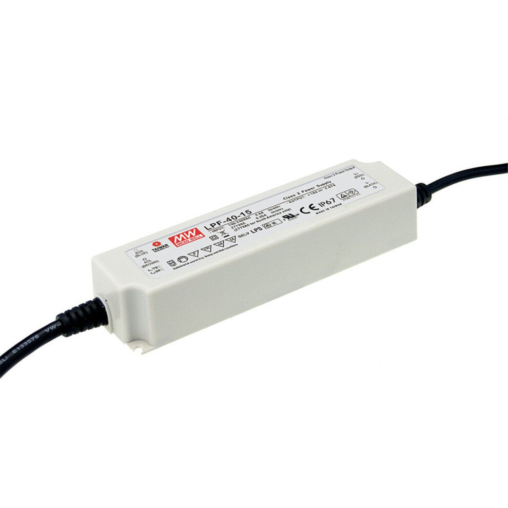 Mw Mean Well Lpf-40-54 54V 0.76A 41.04W Single Output Switching With Pfc Led Power Supply 448763301413